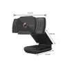 Webcam Conceptronic AMDIS 2K Super HD com autofoco e microfone