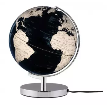 Globo político TROIKA TERRA LIGHT 25 cm design clássico base de mesa