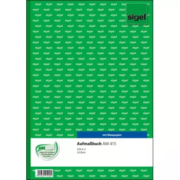 Formulário comercial Sigel AM415 verde branco A4 50 folhas