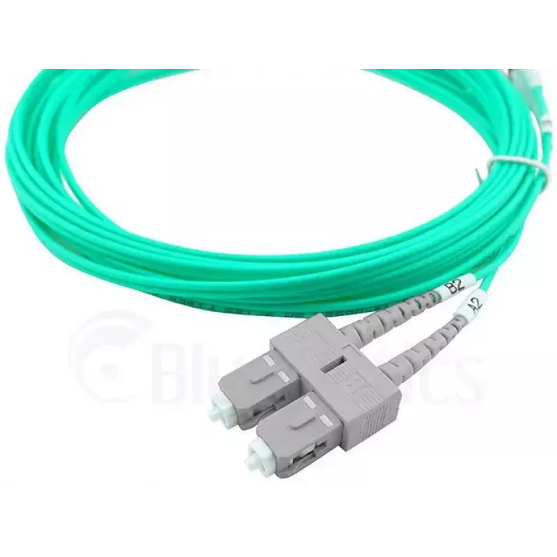 Cabo de fibra ótica BlueOptics SFP3233EU0.5MK SC ST OM3 0,5 m azul-água