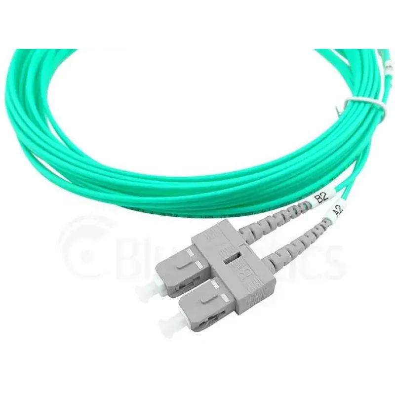 Cabo de fibra ótica BlueOptics SFP3233EU0.5MK SC ST OM3 0,5 m azul-água