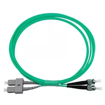 Cabo de fibra ótica BlueOptics SFP3233EU0.5MK SC ST OM3 0,5 m azul-água
