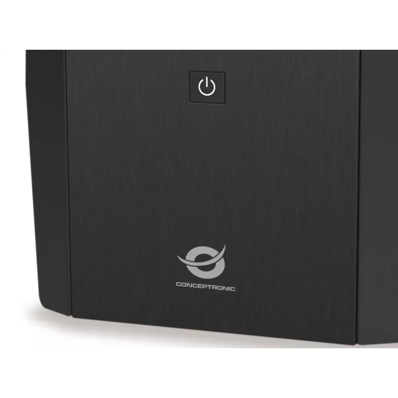 UPS Conceptronic ZEUS03G 1200VA 720W, 4 tomadas UK, USB HID, entrada/saída RJ45, AVR