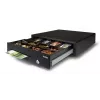 Gaveta de caixa eletrónica Safescan SD-4141, caixa em aço, preto, 410×415×115 mm, inclui 6 chaves