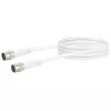 Cabo coaxial Schwaiger KDSK15042 F F 1,5 m branco