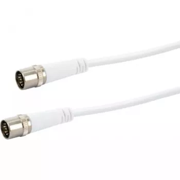 Cabo coaxial Schwaiger KDSK15042 F F 1,5 m branco