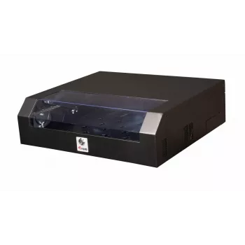 Armário de rack de parede slim Flex 19' 5U RAL9005 preto
