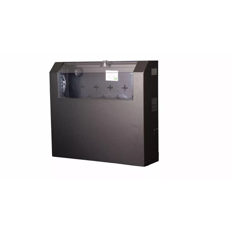Armário de rack de parede slim Flex 19' 5U RAL9005 preto