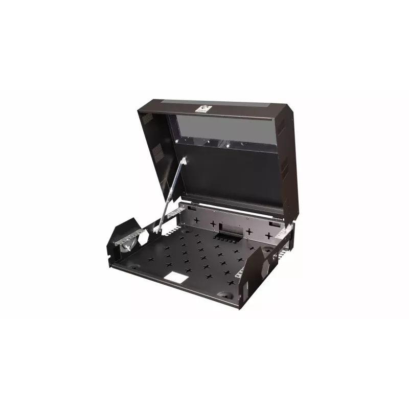 Armário de rack de parede slim Flex 19' 5U RAL9005 preto