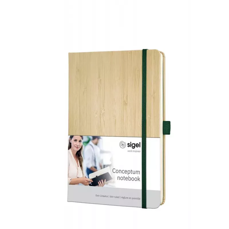 Bloco de notas Sigel Conceptum A5 194 folhas bambu bege