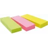 Notas adesivas 3M 671-3 retangular verde, rosa, amarelo 100 folhas autocolante