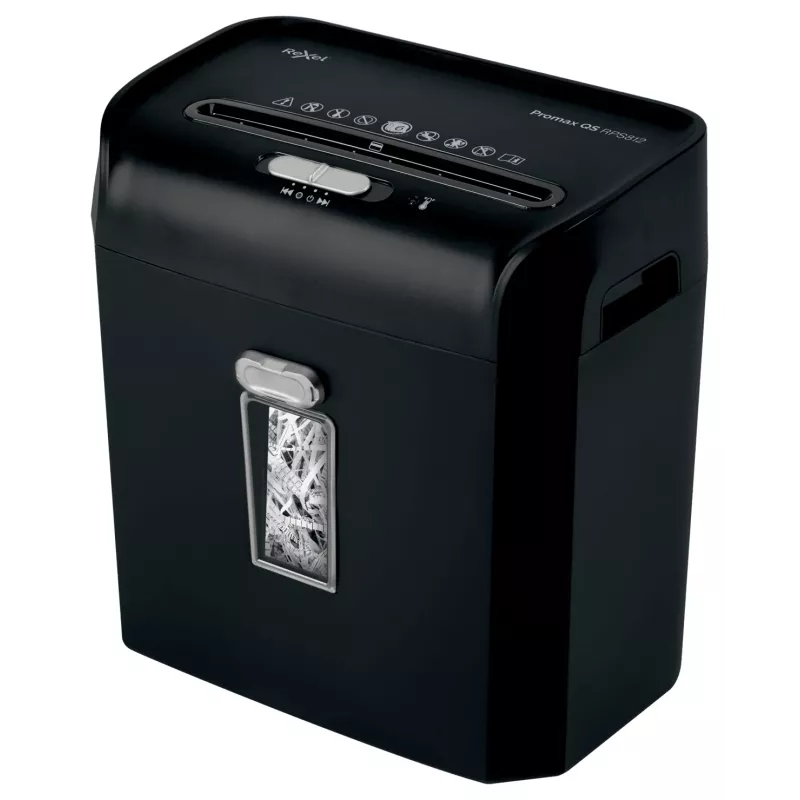 Destruidora de documentos Rexel ProMax RPS812 corte em tiras P2, corte em tiras, 22 cm, 6 mm, 12 L, 88 folhas, 58 dB