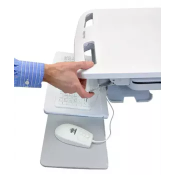Carrinho multimédia Ergotron StyleView alumínio cinzento branco