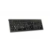 Logickeyboard teclado USB AZERTY francês LKB-LPWB-A2M-FR com fio interruptores de tesoura