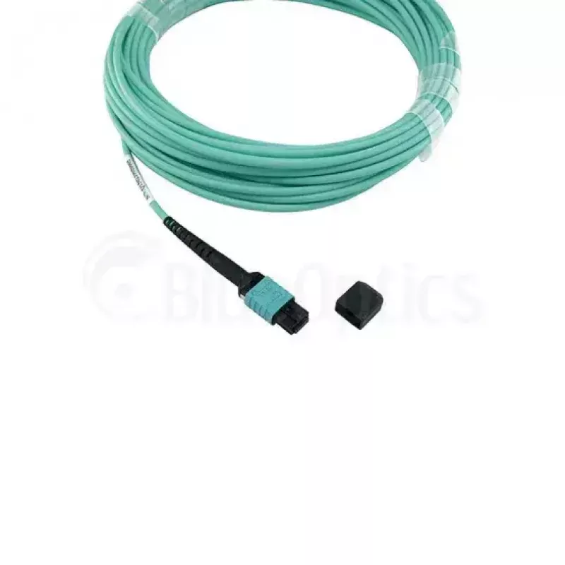 Cabo de Fibra Ótica BlueOptics CBL-NTWK-0892-OPF30L-BO MPO OM3 3 m ciano