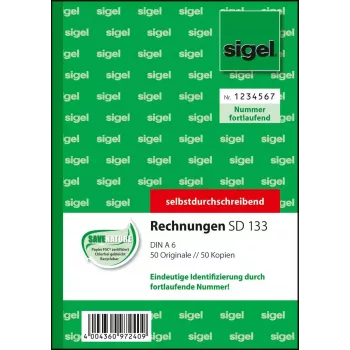 Formulário comercial Sigel SD133