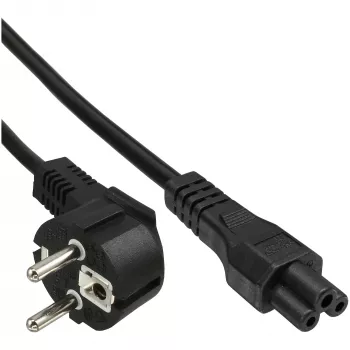 InLine B-16657D cabo de alimentação preto 2 m ficha Type F IEC C5