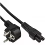 InLine B-16657D cabo de alimentação preto 2 m ficha tipo F IEC C5