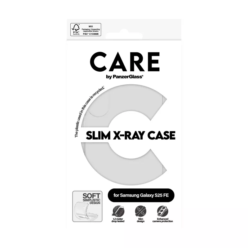 Capa PanzerGlass CARE™ by ® X-Ray Samsung Galaxy S25 FE 5G