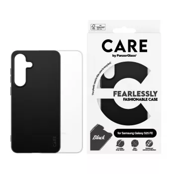 Capa TPU PanzerGlass CARE™ by ® preta Samsung Galaxy S25 FE 5G