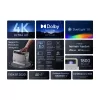Projetor de distância padrão XGIMI 1800 lúmenes ANSI LED UHD 4K 3D branco