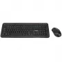 Targus AKM610ES Teclado e rato com recetor universal RF sem fios espanhol preto