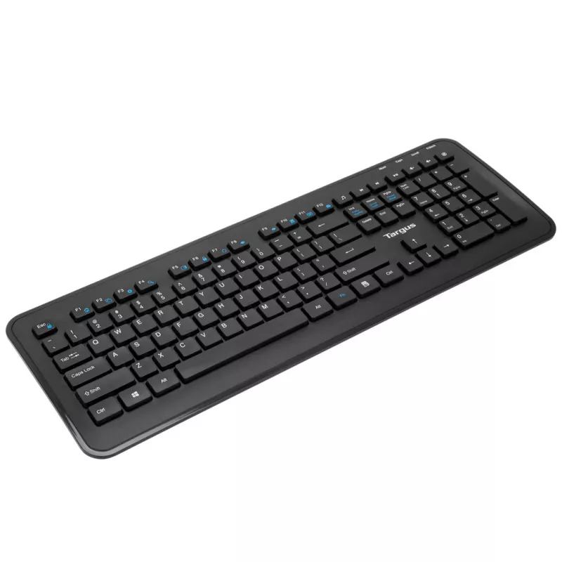 Targus AKM610ES Teclado e rato com recetor universal RF sem fios espanhol preto