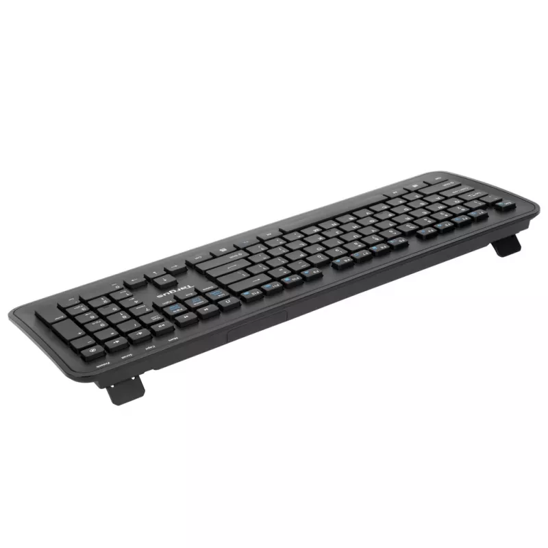 Targus AKM610ES Teclado e rato com recetor universal RF sem fios espanhol preto