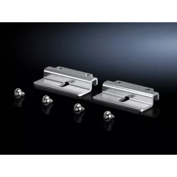 Conjunto de montagem Rittal 5301.350 para racks — aço galvanizado, acabamento em aço inoxidável, 2 unid.