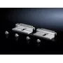 Conjunto de montagem Rittal 5301.350 para racks — aço galvanizado, acabamento em aço inoxidável, 2 unid.