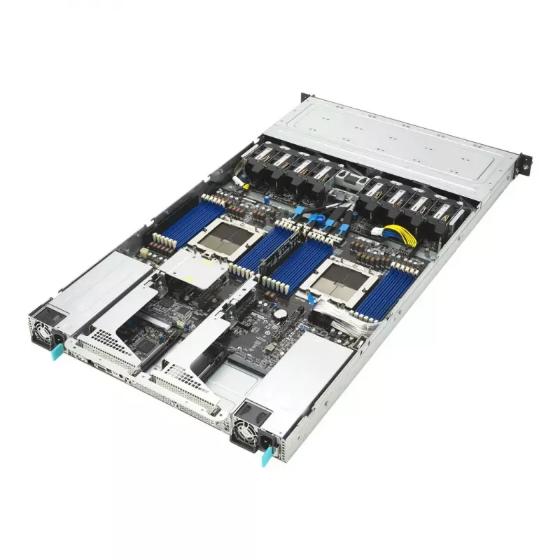 ASUS RS700A-E13-RS12U LGA 6096P Rack (1U) Preto, Prateado