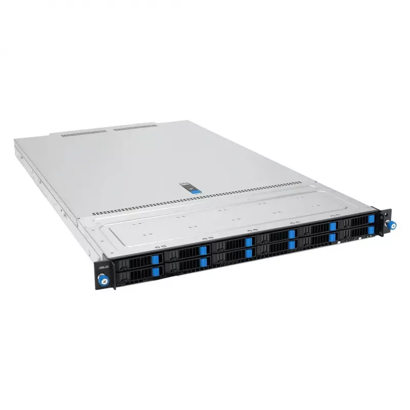 ASUS RS700A-E13-RS12U LGA 6096P Rack (1U) Preto, Prateado