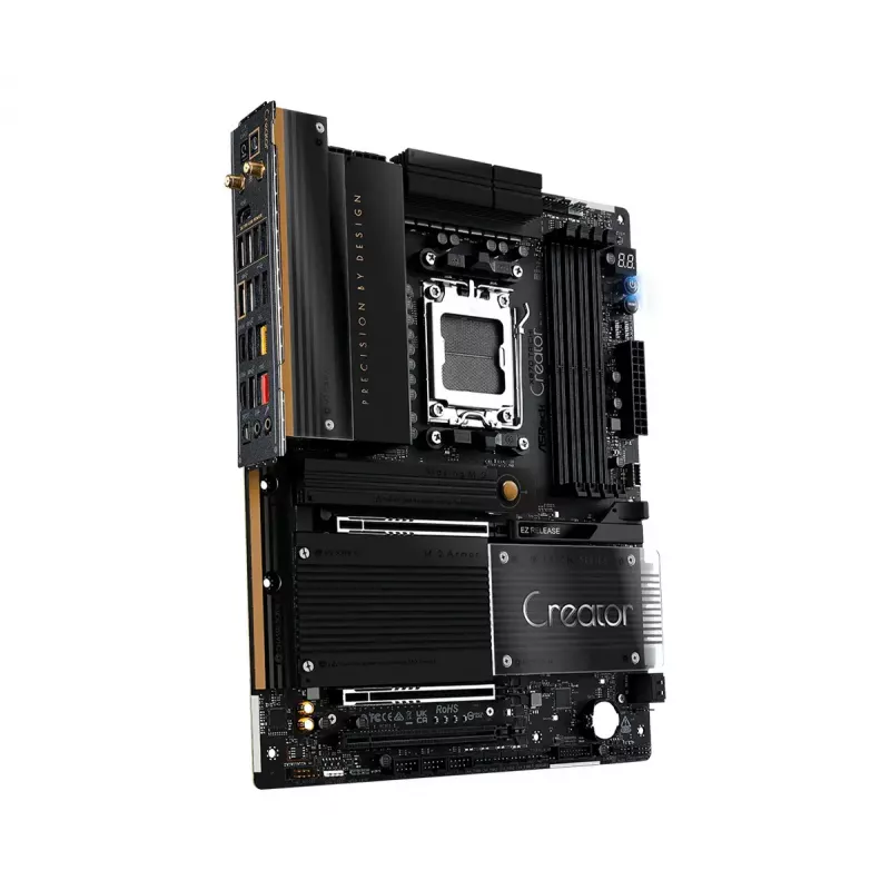 Placa-mãe ASRock X870 Taichi Creator ATX — AMD X870, Socket AM5, DDR5, 4 DIMM, 256 GB, Ethernet 10Gb, Wi-Fi 7