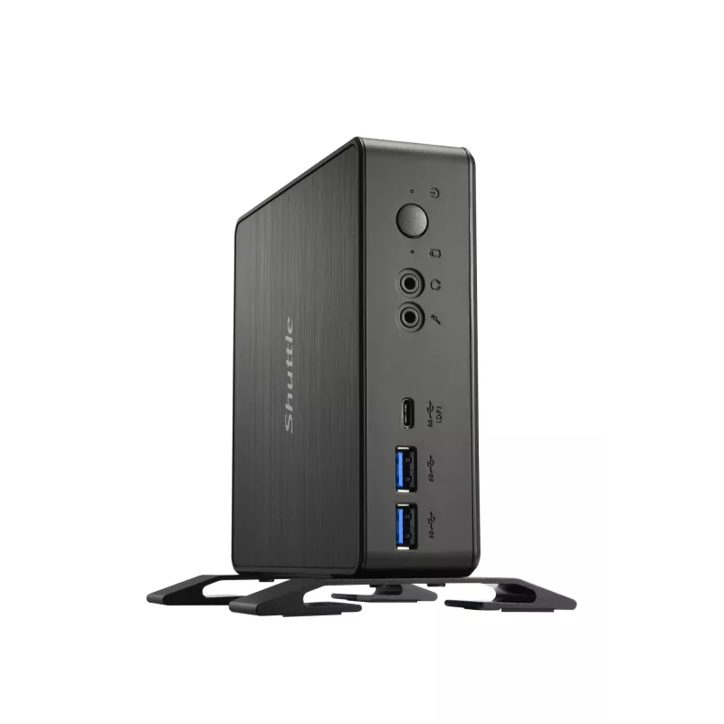 Shuttle Nano PC NC4010BAV2, Intel Celeron 7305, 8GB DDR4, 128GB M.2, 1x HDMI, 1x DP, 7x USB, 1x LAN, incl. VESA e base