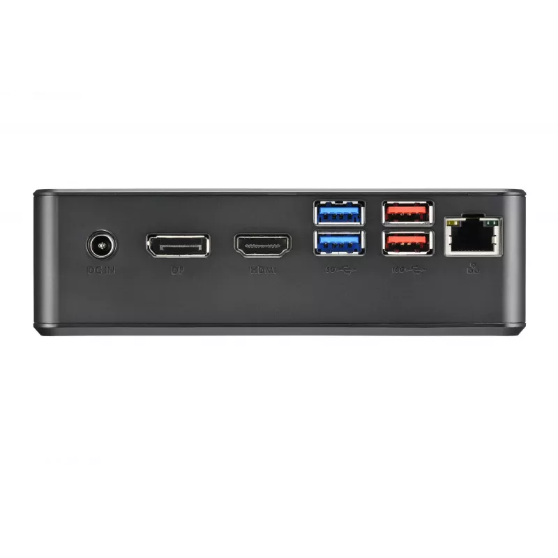 Shuttle Nano PC NC4010BAV2, Intel Celeron 7305, 8GB DDR4, 128GB M.2, 1x HDMI, 1x DP, 7x USB, 1x LAN, incl. VESA e base