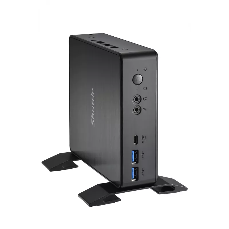 Shuttle Nano PC NC4010BAV2, Intel Celeron 7305, 8GB DDR4, 128GB M.2, 1x HDMI, 1x DP, 7x USB, 1x LAN, incl. VESA e base