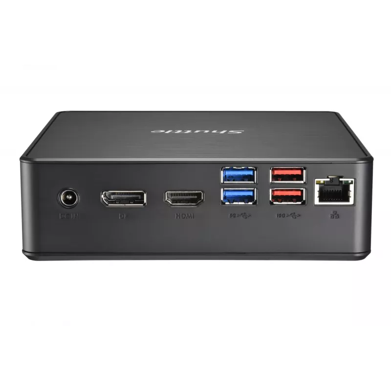Shuttle Nano PC NC4010BAV2, Intel Celeron 7305, 8GB DDR4, 128GB M.2, 1x HDMI, 1x DP, 7x USB, 1x LAN, incl. VESA e base