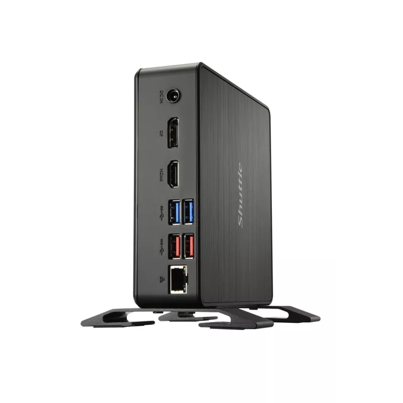 Shuttle Nano PC NC4010BAV2, Intel Celeron 7305, 8GB DDR4, 128GB M.2, 1x HDMI, 1x DP, 7x USB, 1x LAN, incl. VESA e base