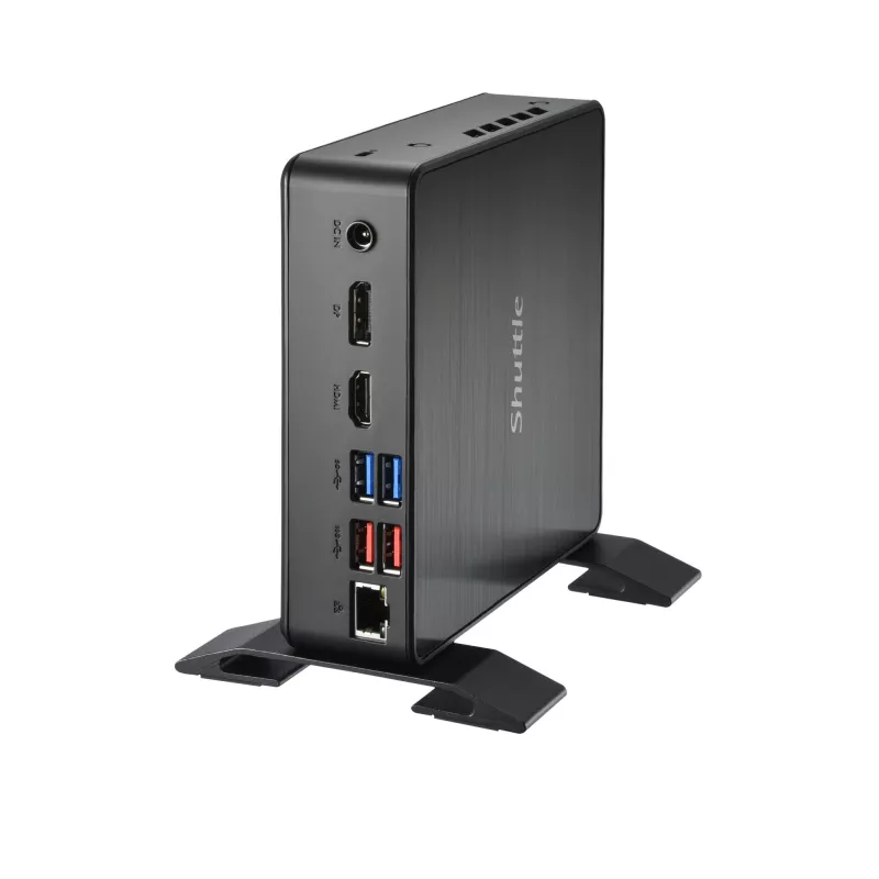 Shuttle Nano PC NC4010BAV2, Intel Celeron 7305, 8GB DDR4, 128GB M.2, 1x HDMI, 1x DP, 7x USB, 1x LAN, incl. VESA e base
