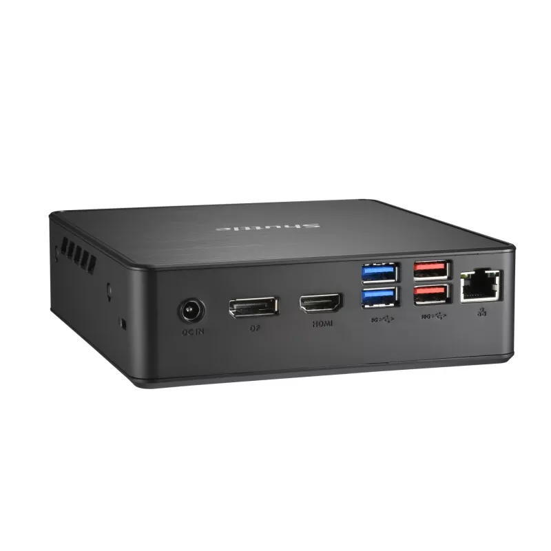 Shuttle Nano PC NC4010BAV2, Intel Celeron 7305, 8GB DDR4, 128GB M.2, 1x HDMI, 1x DP, 7x USB, 1x LAN, incl. VESA e base