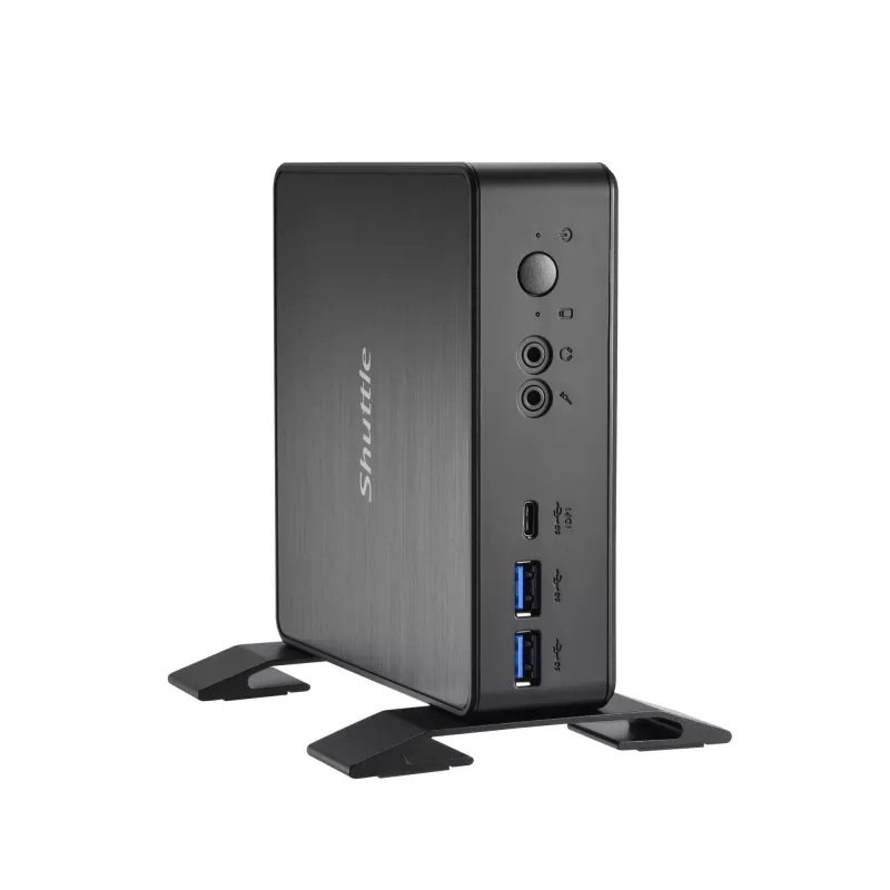 Shuttle Nano PC NC4010BAV2, Intel Celeron 7305, 8GB DDR4, 128GB M.2, 1x HDMI, 1x DP, 7x USB, 1x LAN, incl. VESA e base