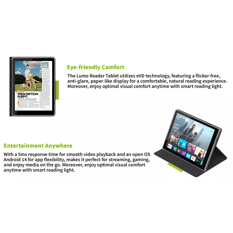 Hannspree Lumo 7.8 Reader Tablet 64 GB 19,8 cm (7,8 polegadas) Android preto