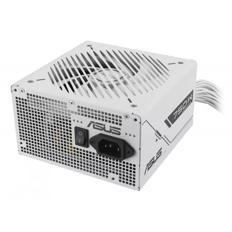 Fonte de alimentação ASUS Prime 750W Bronze White Edition 20+4-Pin ATX ATX