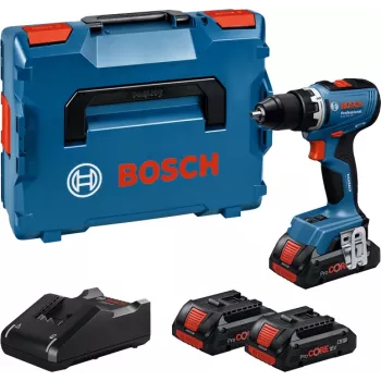 Bosch GSR 18V-65 Professional 2100 rpm chave 1,06 kg preto, azul