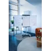 Flipchart móvel Legamaster SKETCH PRO com base em estrela aço 5 rodas