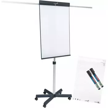 Flipchart móvel Legamaster SKETCH PRO com base em estrela aço 5 rodas