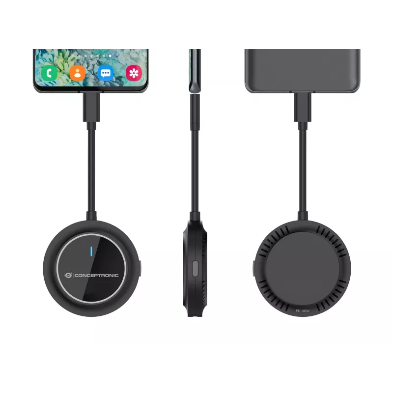 Conceptronic ATHERIC01B Kit de ecrã USB-C para HDMI sem fios 1080P