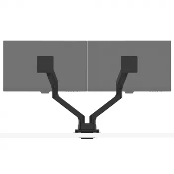 Braço de monitor BenQ BDH01 Dual, regulável em altura, preto, compatível com VESA