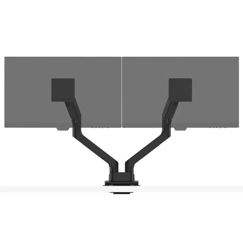 Braço de monitor BenQ BDH01 Dual, regulável em altura, preto, compatível com VESA