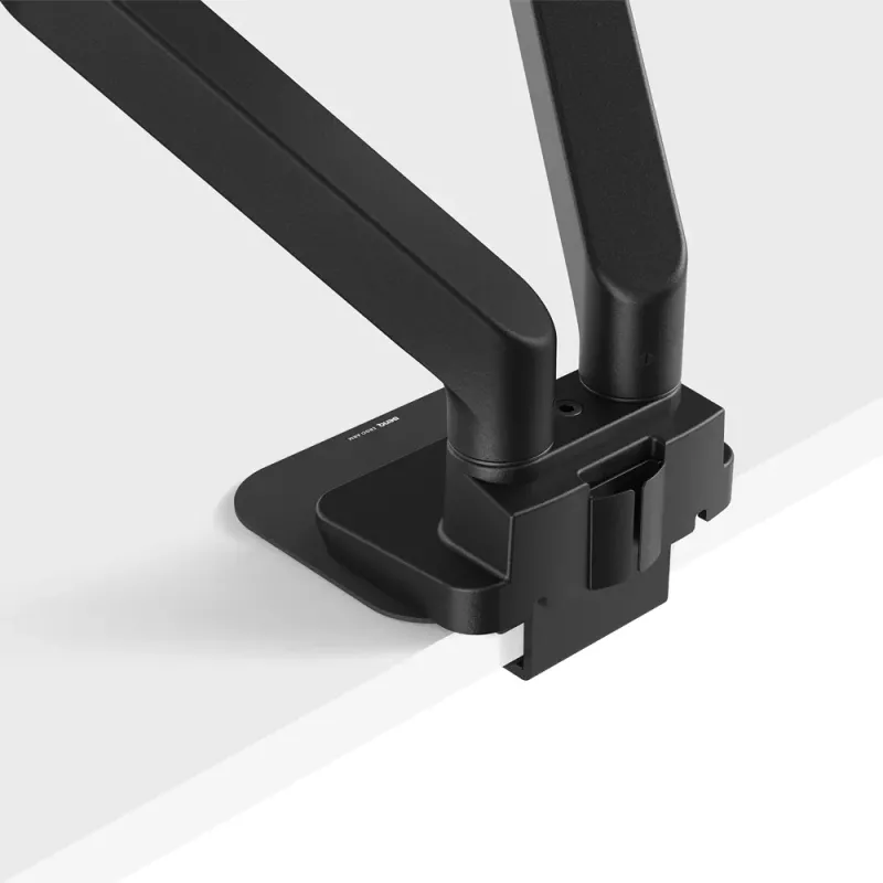 Braço de monitor BenQ BDH01 Dual, regulável em altura, preto, compatível com VESA